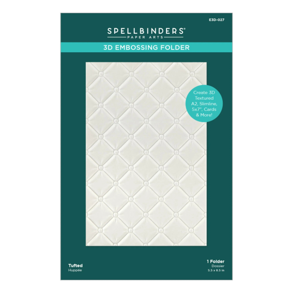 3D Embossingfolder, Tufted - Spellbinders