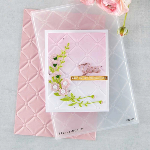 3D Embossingfolder, Tufted - Spellbinders