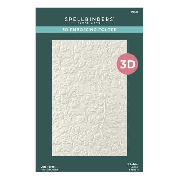 Oak Forest, 3D Embossingfolder - Spellbinders
