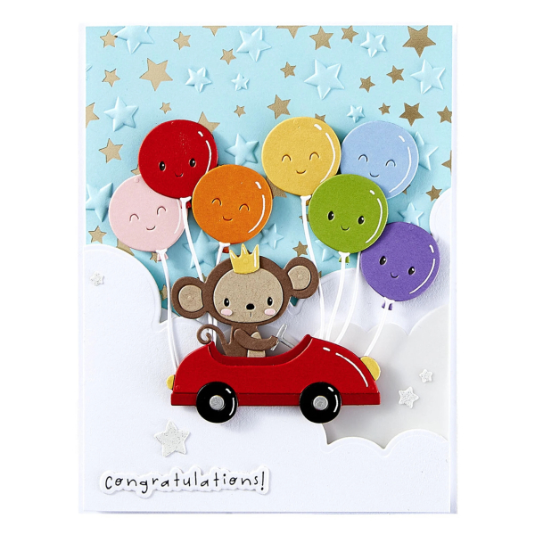 3D Embossingfolder, Wishing Stars - Spellbinders