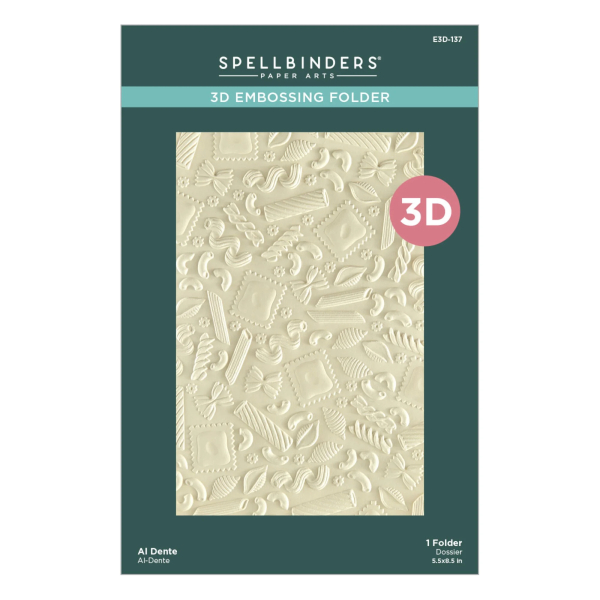 3D Embossingfolder, Al Dente - Spellbinders