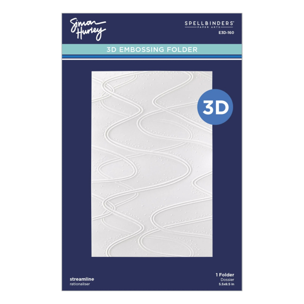 3D Embossingfolder, Streamline - Spellbinders