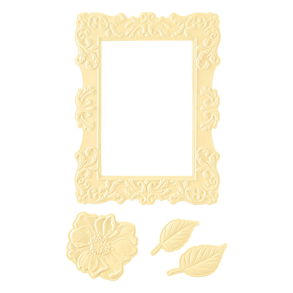 Greenwich Market Frame, 3D Embossingfolder mit Stanzen - Spellbinders