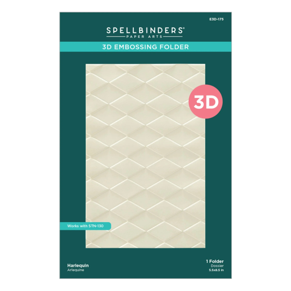 3D Embossingfolder, Harlequin - Spellbinders