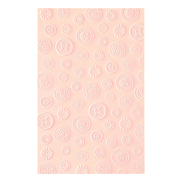 3D Embossingfolder, Haberdashery Buttons - Spellbinders (Simon Hurley)