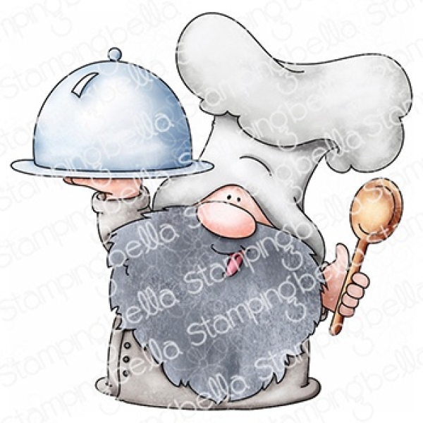 Gnome Chef, Clingstamp - Stamping Bella