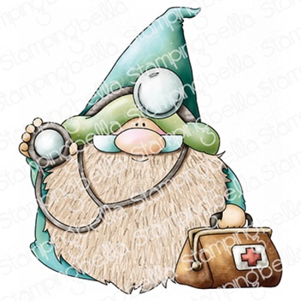 Gnome Doctor, Clingstamp - Stamping Bella