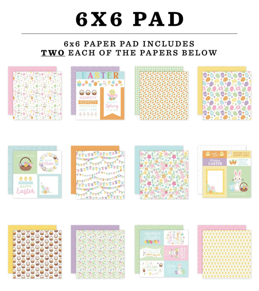 Easter Basket 6x6 Paperpad - Echo Park