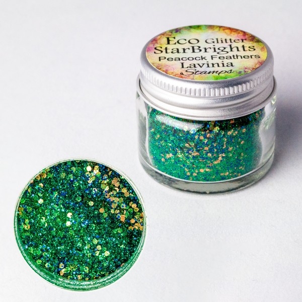 StarBrights Eco Glitter, Peacock Feathers - Lavinia Stamps