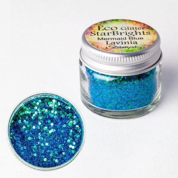 StarBrights Eco Glitter, Mermaid Blue - Lavinia Stamps