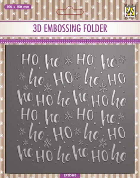 Hohoho, 3D Prägeschablone - Nellie's Choice