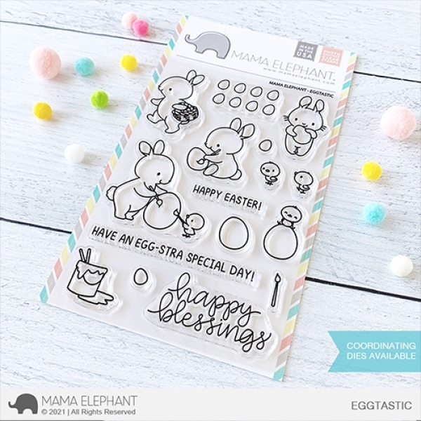 Eggtastic, Clearstamp - Mama Elephant