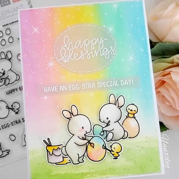 Eggtastic, Clearstamp - Mama Elephant