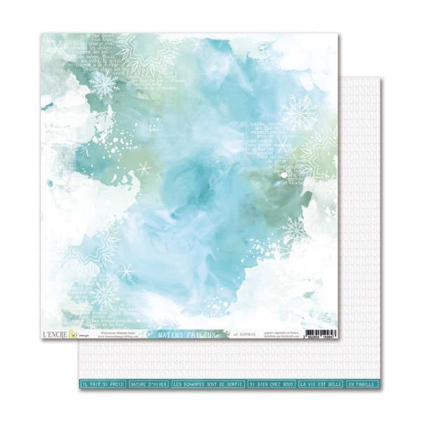 Frosty Morning, Designpapier - L'Encre
