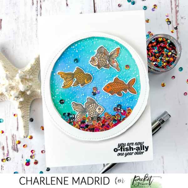 Coral Reef, Pailletten - Picket Fence Studios