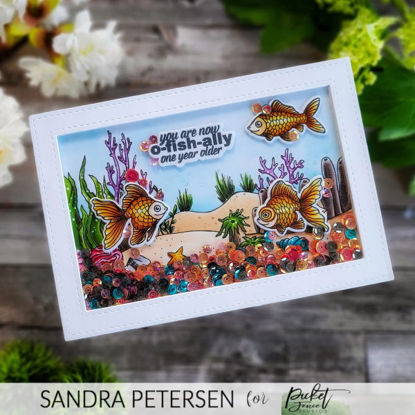 Coral Reef, Pailletten - Picket Fence Studios