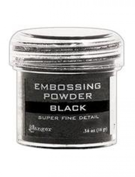 Embossingpulver, Super Fine Black - Ranger