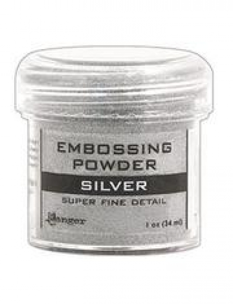 Embossingpulver, Silver Super Fine Detail - Ranger