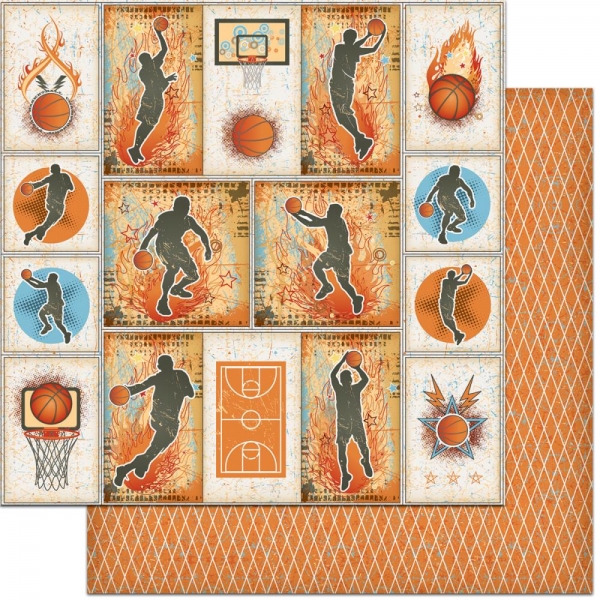 Designpapier Basketball 2 - Feature Art