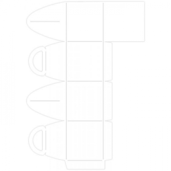 Handled Favour Box Dimensionals, Stanze und Schablone - Gemini