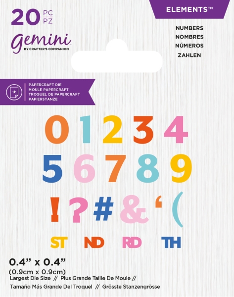 Numbers Mini Elements, Stanze - Gemini