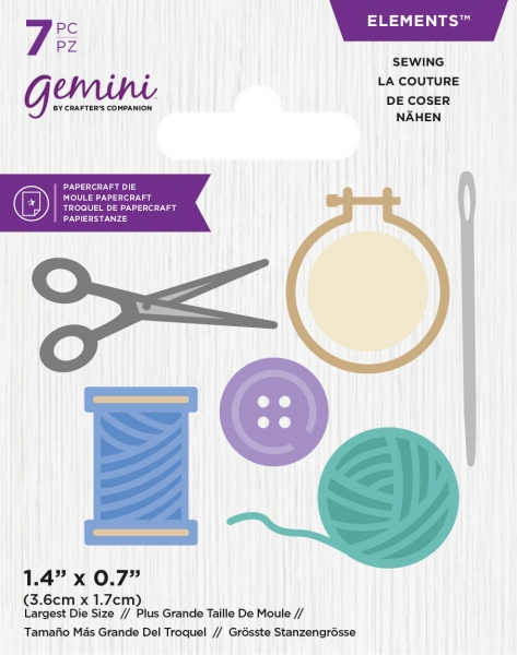 Sewing Mini Elements, Stanze - Gemini