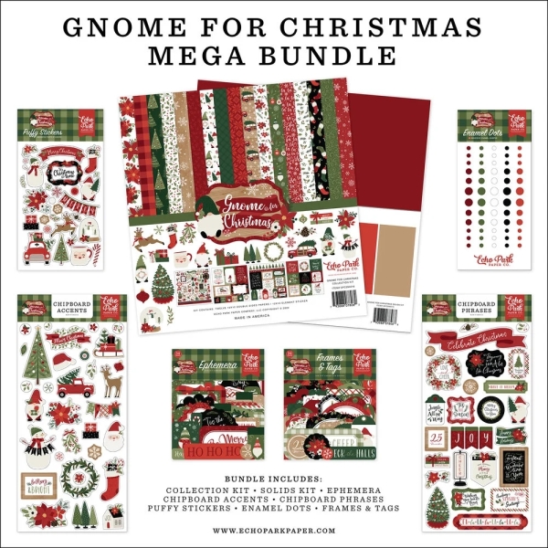 Gnome for Christmas 12x12 Mega Bundle - Echo Park