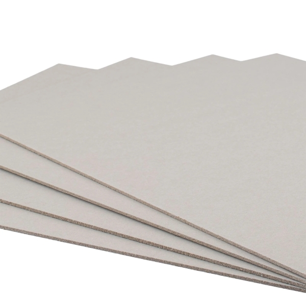Graupappe 2 mm, 30,5 x 30,5 cm, 5 Blatt