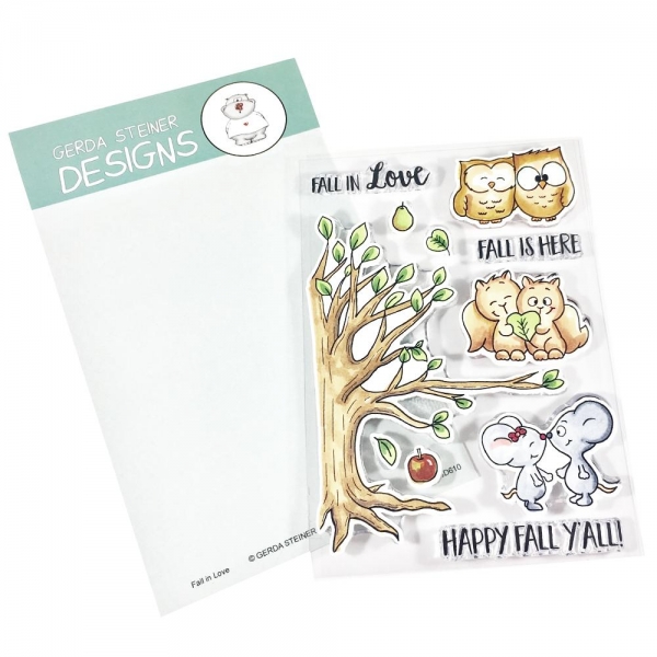 Fall In Love, Clearstamp - Gerda Steiner Designs