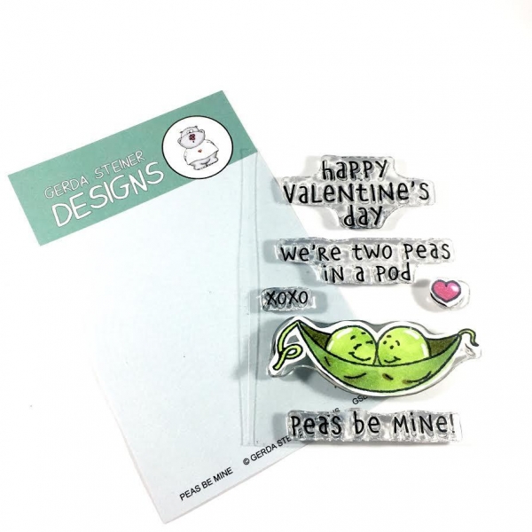 Peas be Mine, Clearstamp - Gerda Steiner Designs