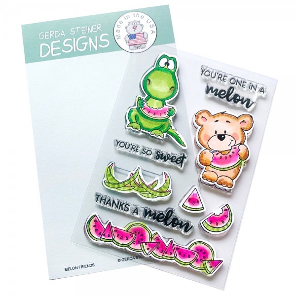 Melon Friends, Clearstamp - Gerda Steiner Designs