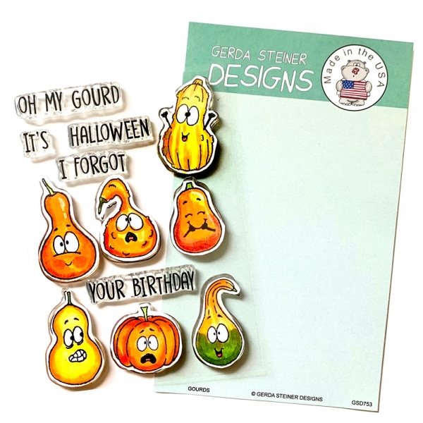 Gourds, Clearstamp - Gerda Steiner Designs