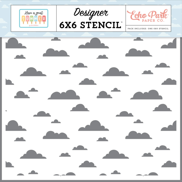 Fluffy Clouds, Schablone - Echo Park