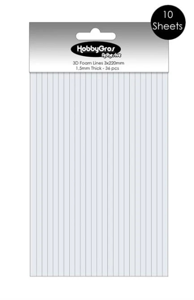 3D Foam Strips - HobbyGros