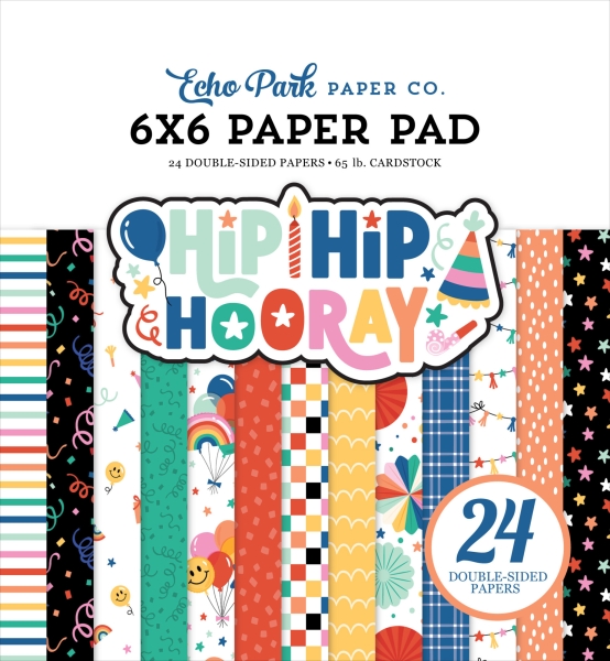 Hip Hip Hooray 6x6 Paperpad - Echo Park