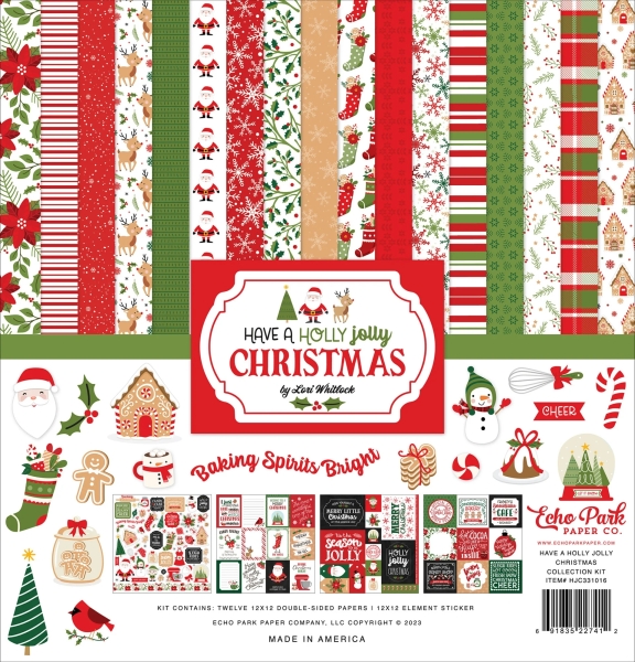 Have A Holly Jolly Christmas 12x12  Collection Kit - Echo Park