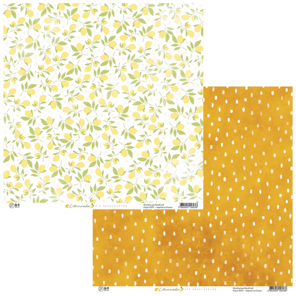 Citronnade #03, Designpapier - HA PI Little Fox