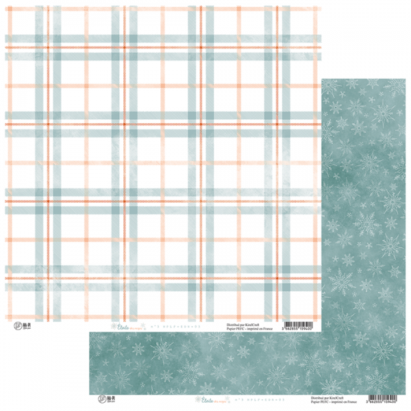 Etoile des neiges #03, Designpapier - HA PI Little Fox