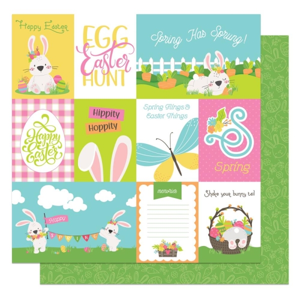 Hop To It - Bunny Ears, Designpapier - Photoplay