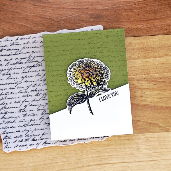 Handwritten Background, Clingstamp - Ranger (Simon Hurley)