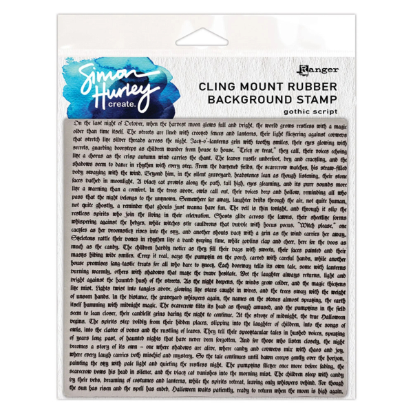 Gothic Script, Clingstamp - Ranger (Simon Hurley)