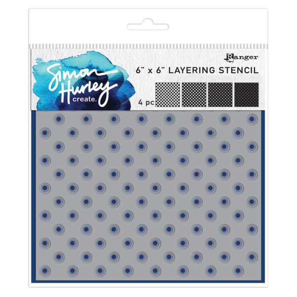 Polka Dots Layering, Schablonen - Ranger (Simon Hurley)