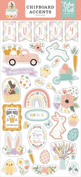 It's Easter Time, Chipboard Accents - Echo Park