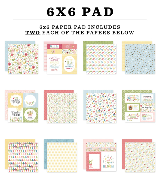 In Full Bloom 6x6 Paperpad - Echo Park