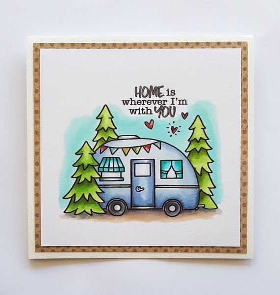 Happy Camper, Clearstamp - Jane's Doodles