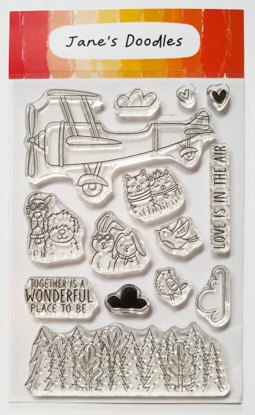 Love is in the Air, Clearstamp - Jane's Doodles