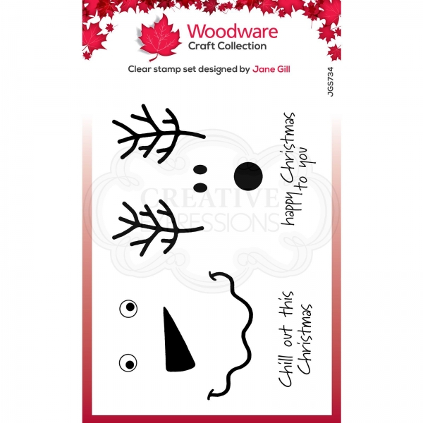 Festive Faces, Clearstamp - Woodware