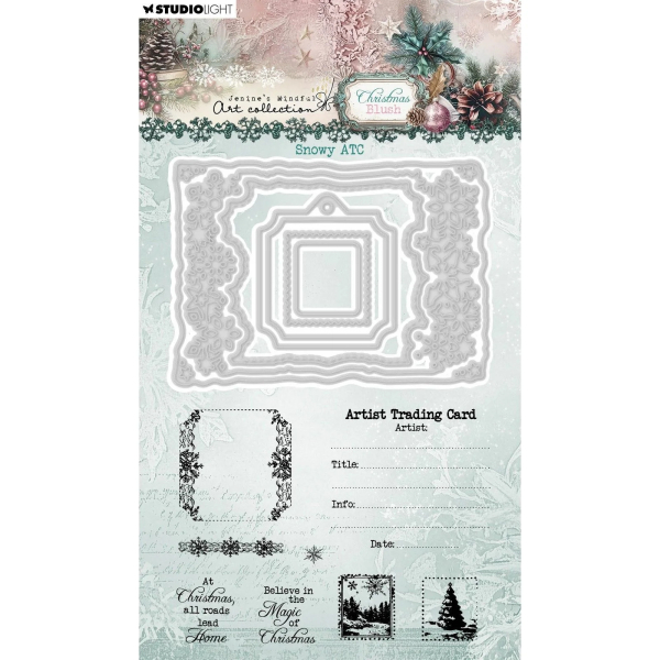 Snowy ATC, Stempel- und Stanzenset - Studiolight