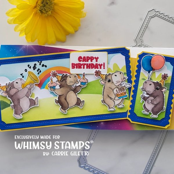 Cappy Birthday, Clearstamps - Whimsy Stamps