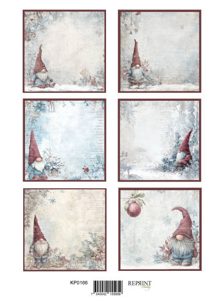 Christmas A4 Coutouts - Reprint